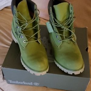 Timberland Boot premium 6 in (Pesto Green